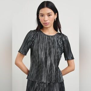 RAILS Goldie Top- Gunmetal